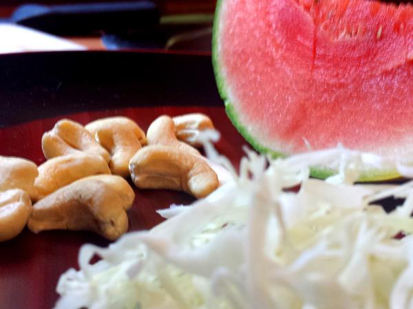 Solata iz zelja in lubenice